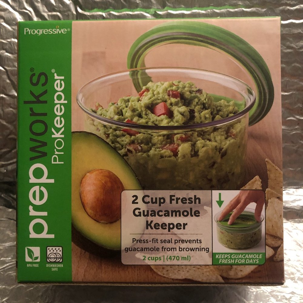PrepWorks FRESH GUACAMOLE KEEPER 2 Cups Avocado Hummus Dips Salsa BPA FREE NEW